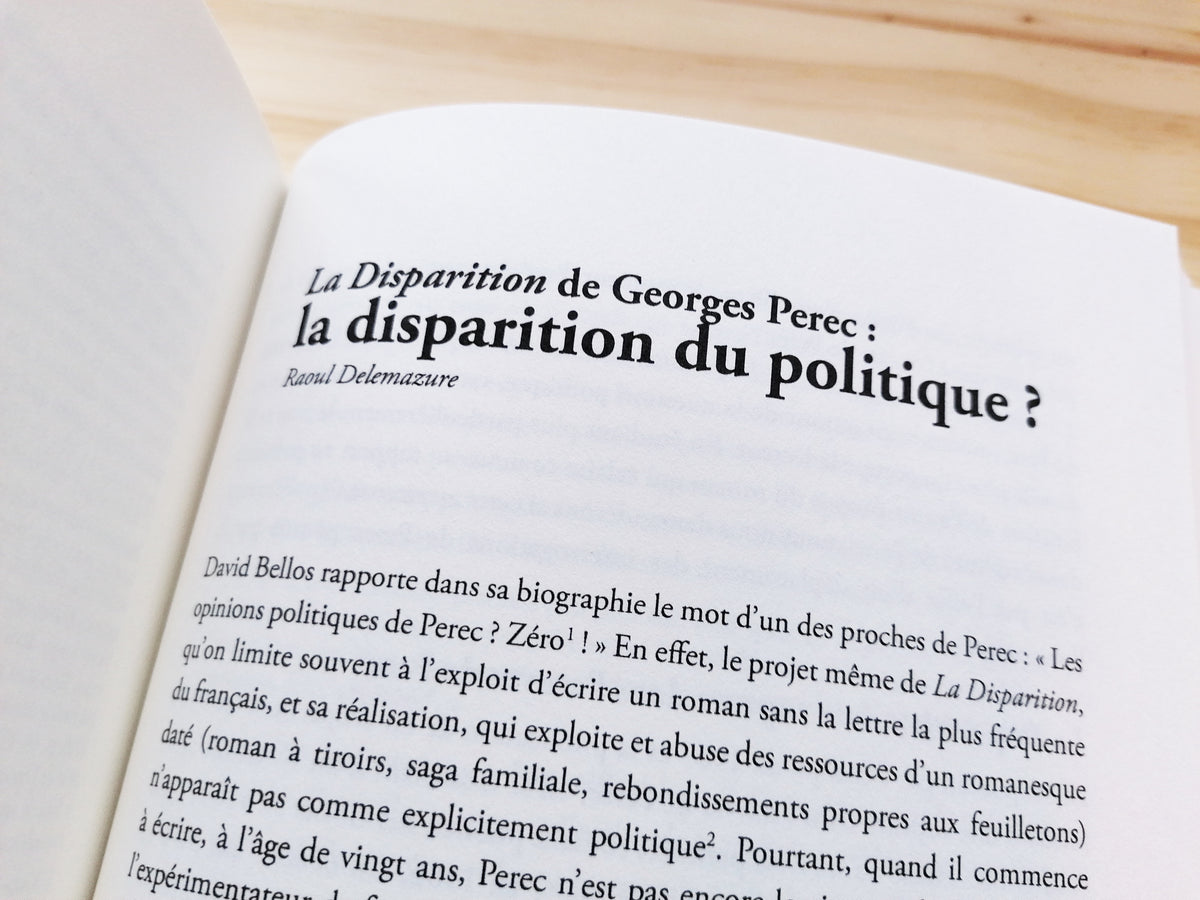 Cahier Georges Perec : La Disparition (édition courante) image 7
