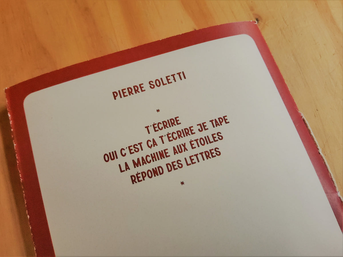 J'aurais voulu t'écrire un poème • Pierre Soletti image 1