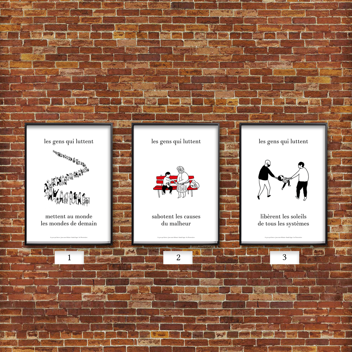 Affiches "les gens qui luttent" image 0