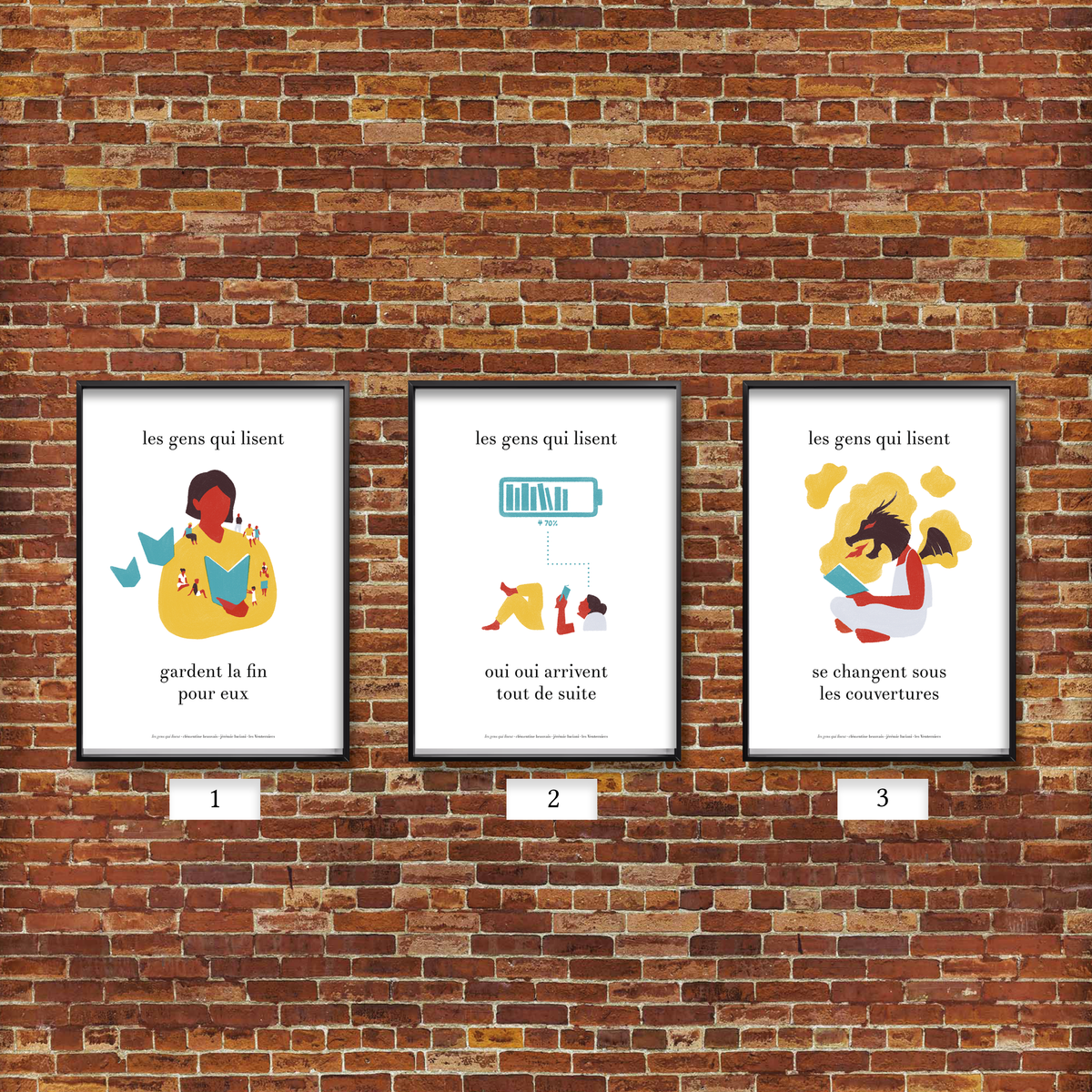 Affiches "les gens qui lisent" image 0
