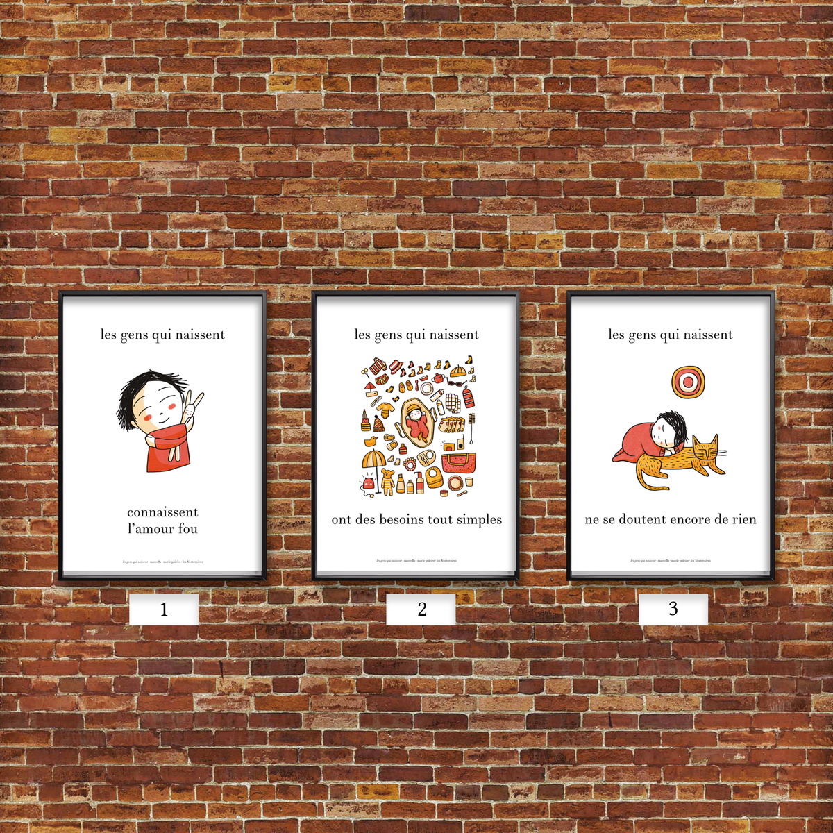 Affiches "les gens qui naissent" image 0