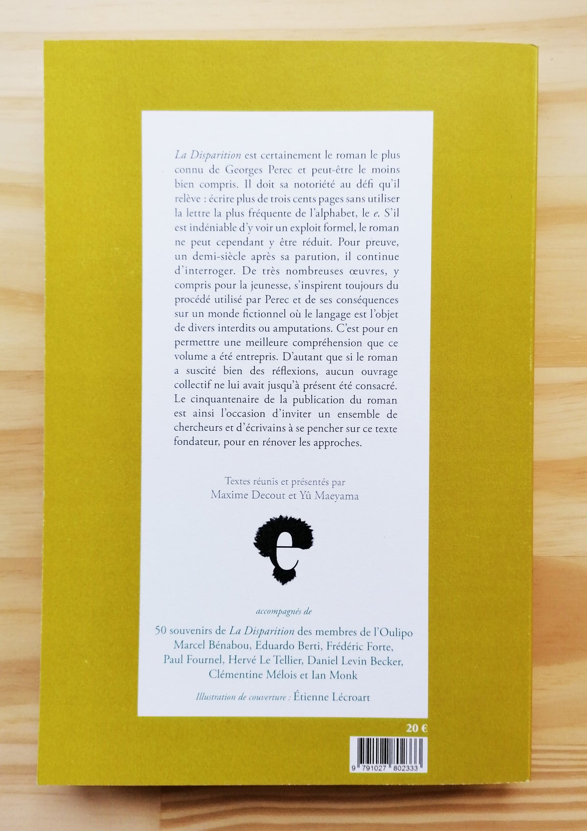 Cahier Georges Perec : La Disparition (édition courante) image 9
