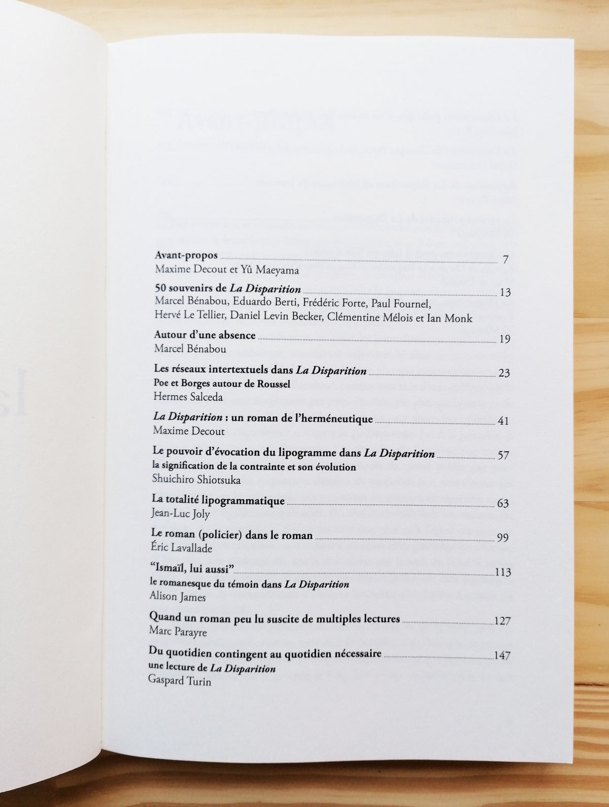 Cahier Georges Perec : La Disparition (édition courante) image 2