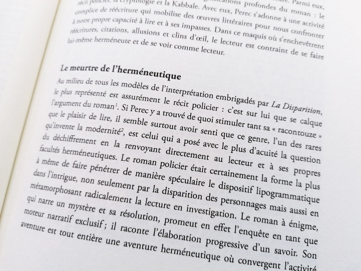 Cahier Georges Perec : La Disparition (édition courante) image 5